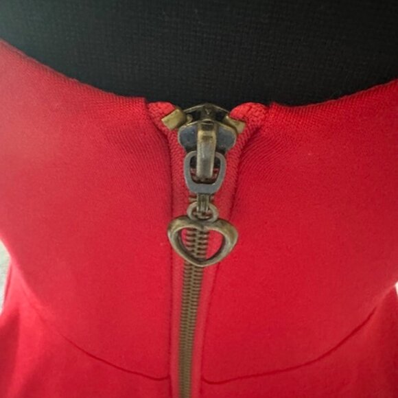 Red Kimchi Blue Heart Of The Ocean Fit + Flare Mini Dress  8442 - Picture 6 of 14